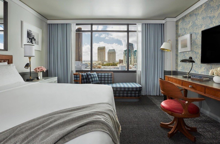 Bay King room at The Aurelian